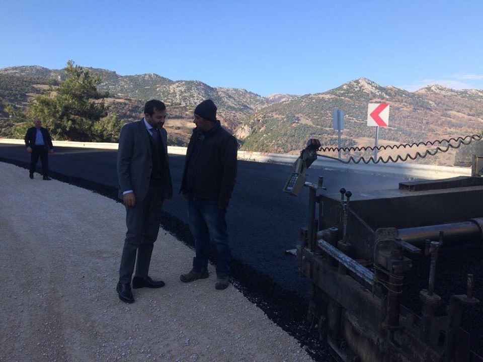 GÜRSU TOKİ YOLUNUN ASFALTI TAMAMLANIYOR